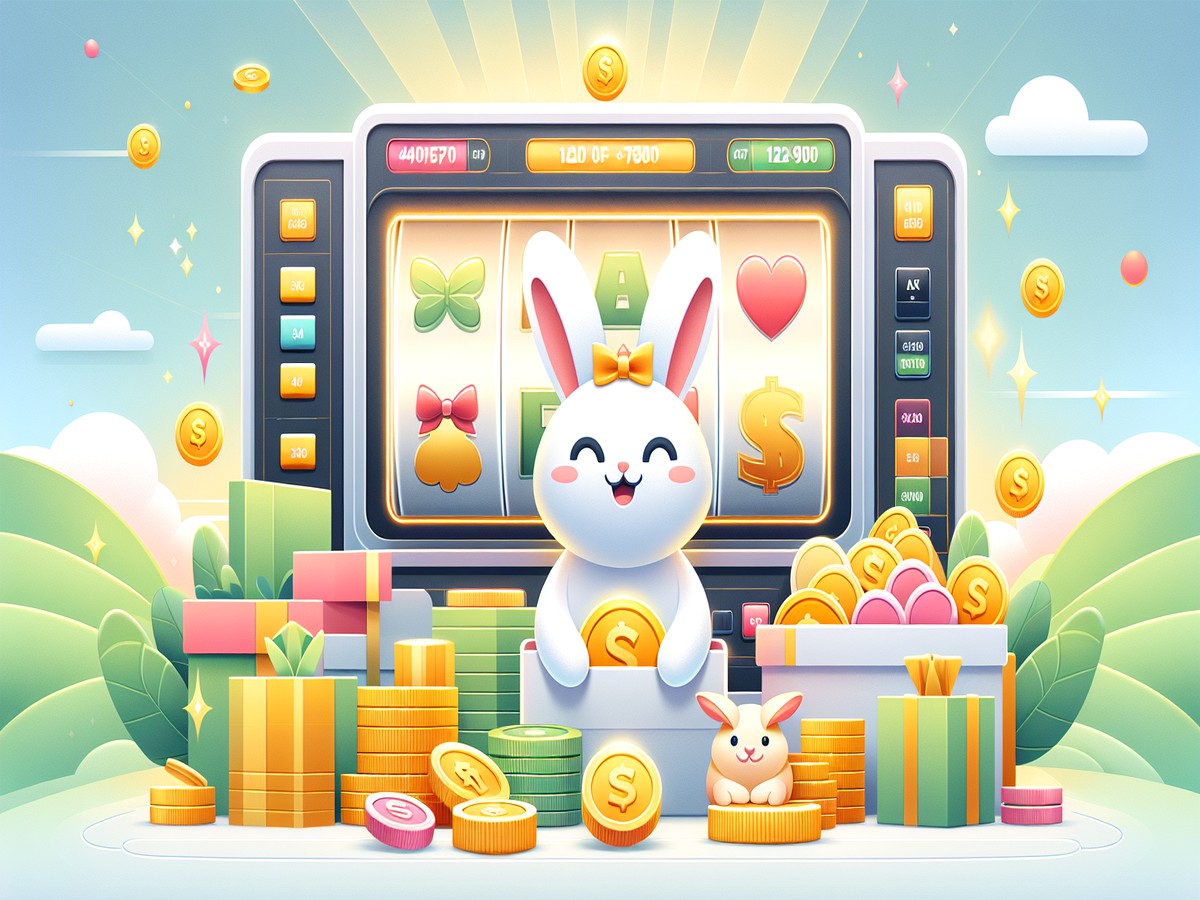 Lucky 97 Game Fortune Rabbit Slots visuals